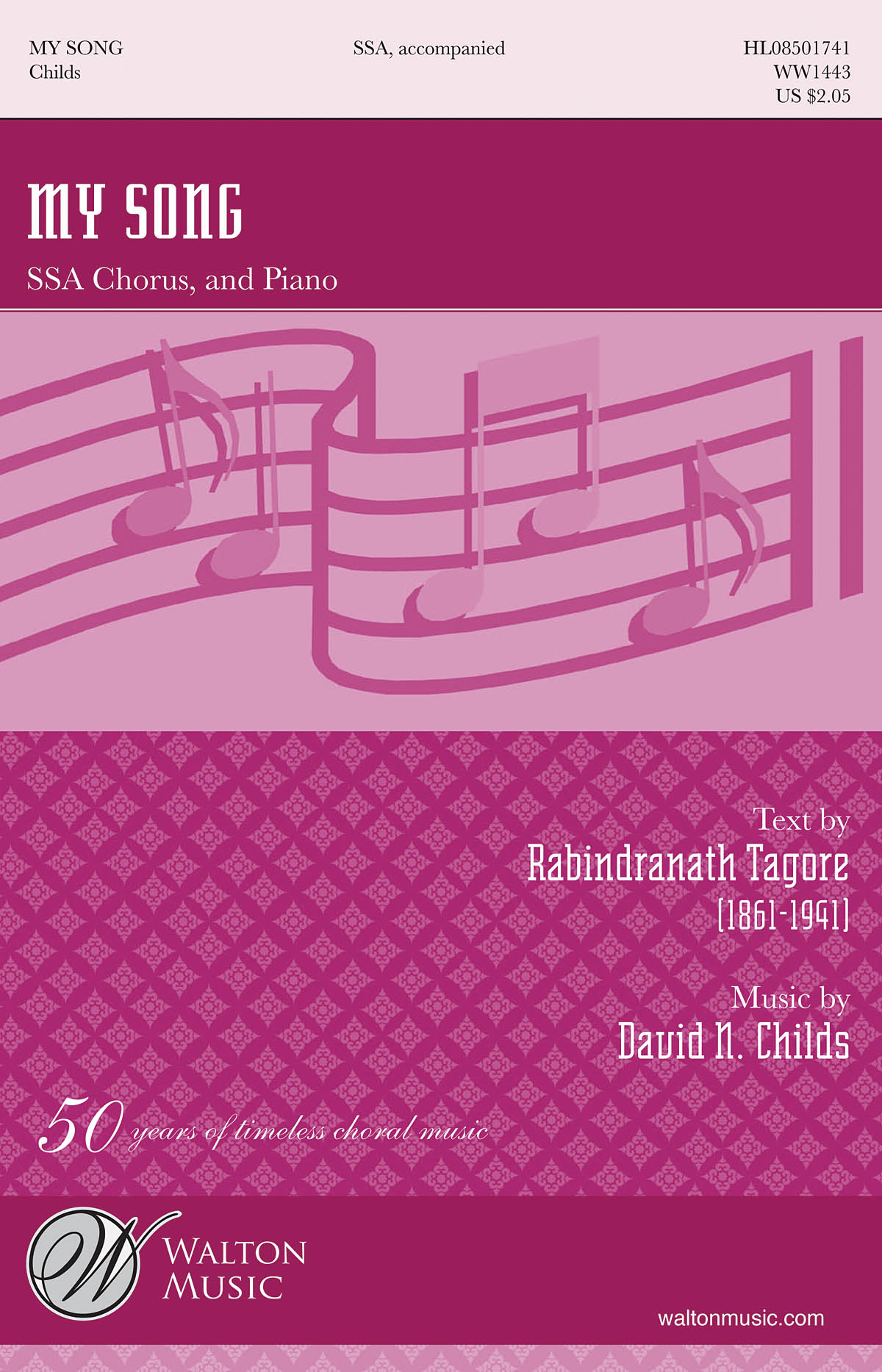 David N. Childs: My Song: SSA: Vocal Score