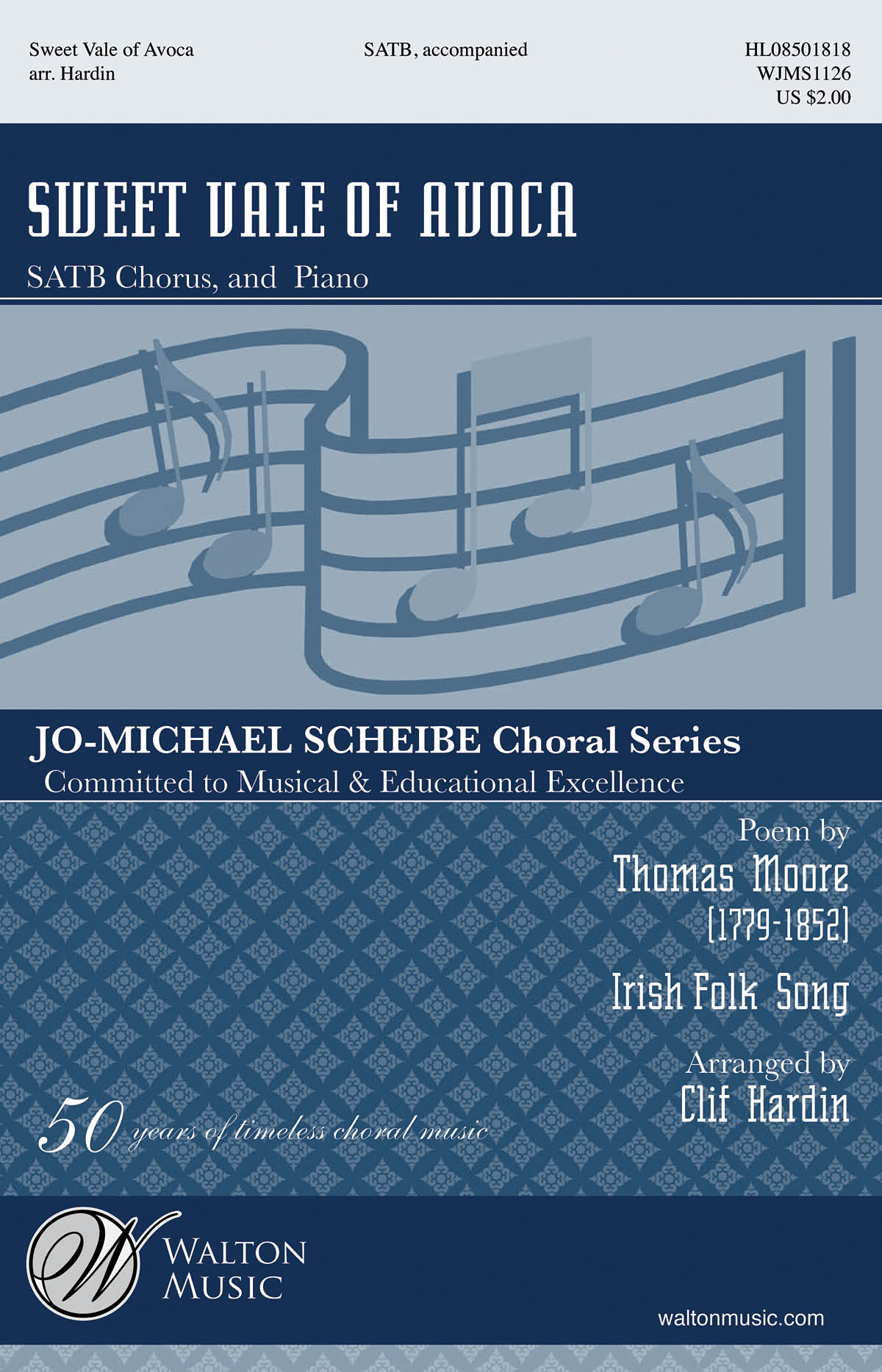 Traditional: Sweet Vale Of Avoca: SATB: Vocal Score