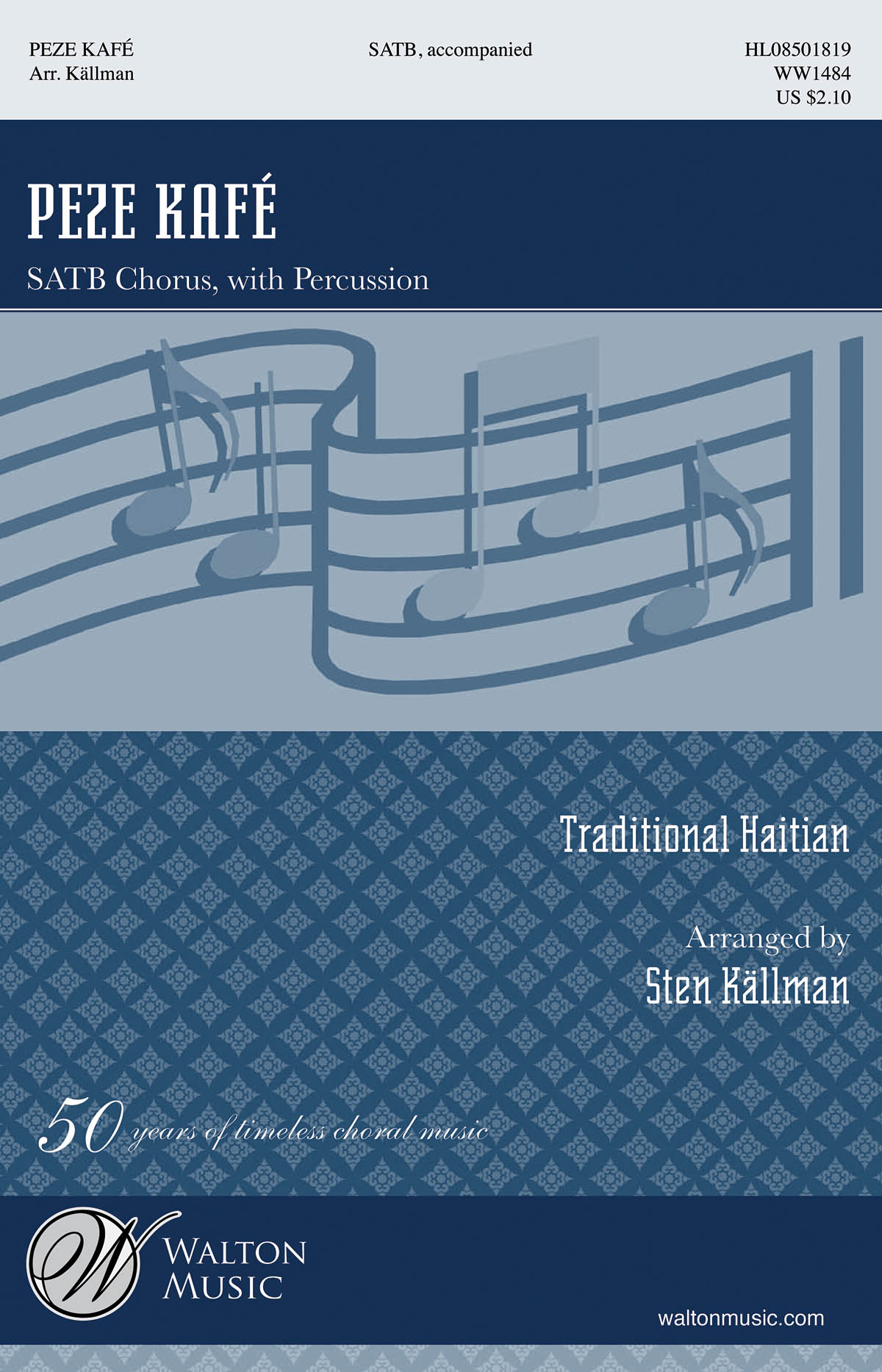 Traditional: Peze Kafé: SATB: Vocal Score