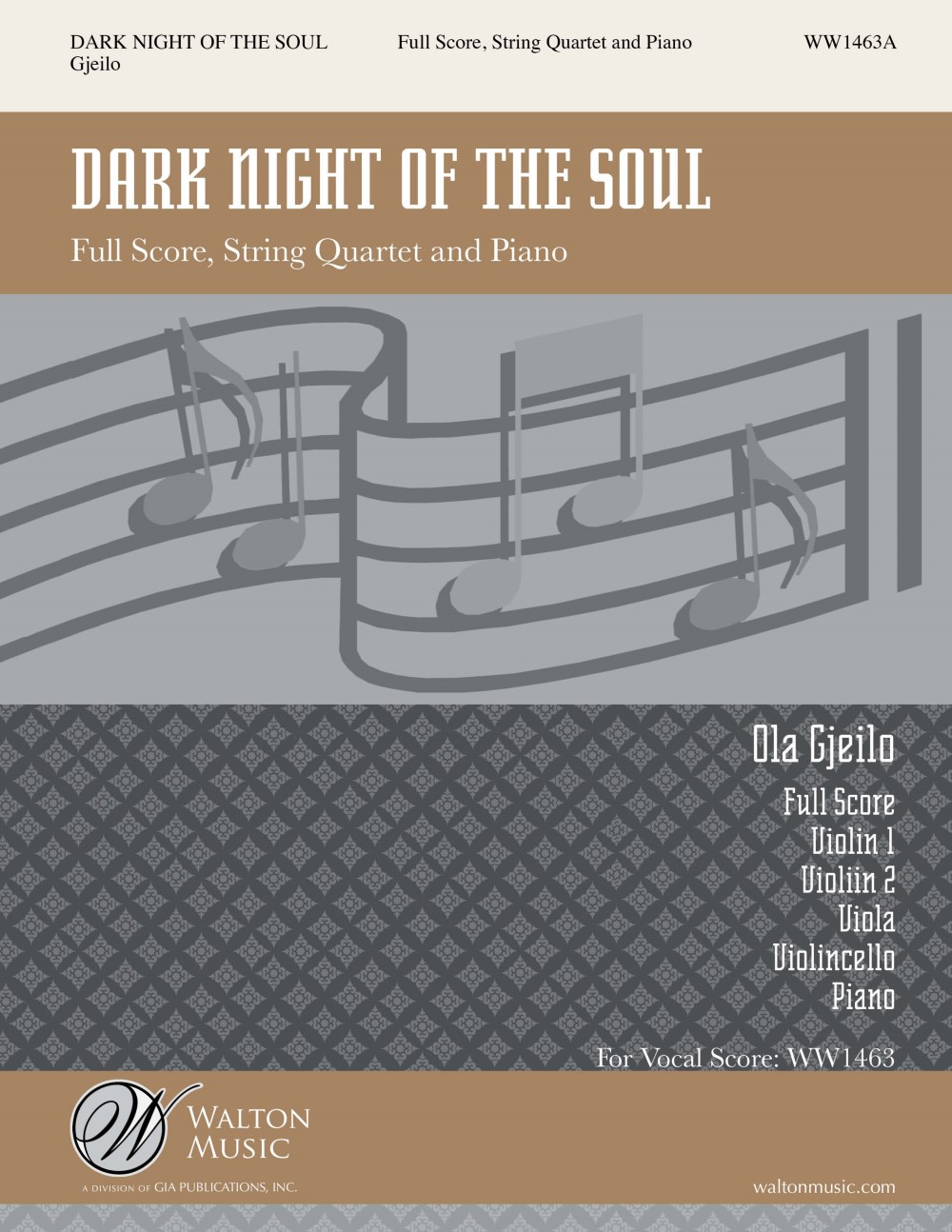 Ola Gjeilo: Dark Night of the Soul: Mixed Choir: Score and Parts
