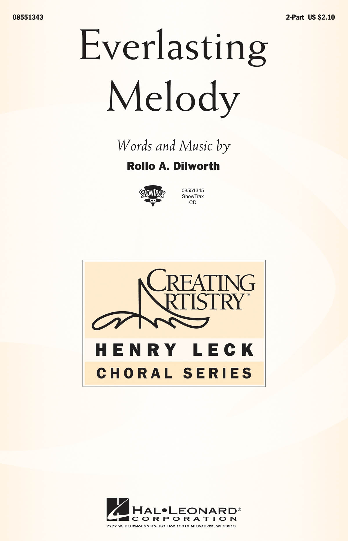 Rollo Dilworth: Everlasting Melody: 2-Part Choir: Vocal Score