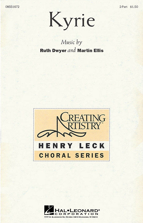 Martin Ellis Ruth Dwyer: Kyrie: 2-Part Choir: Vocal Score