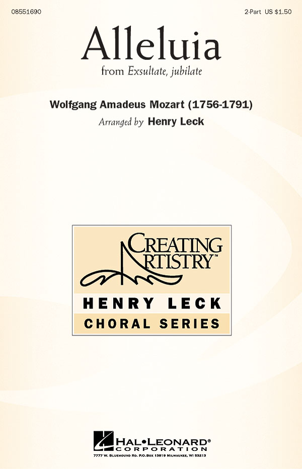 Alleluia: 2-Part Choir: Vocal Score
