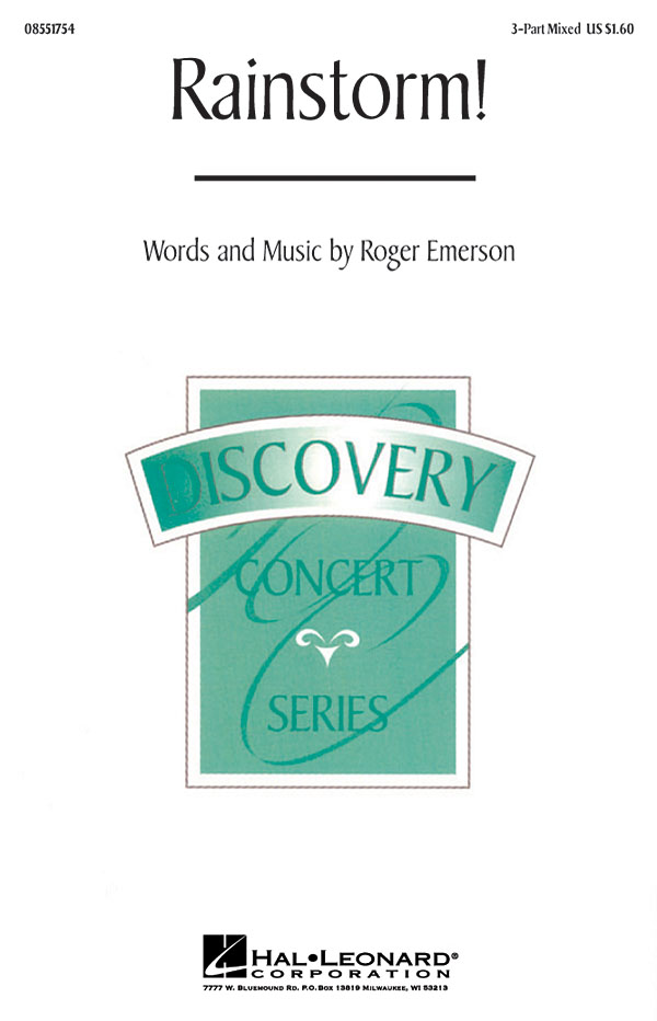 Roger Emerson: Rainstorm!: 3-Part Choir: Vocal Score