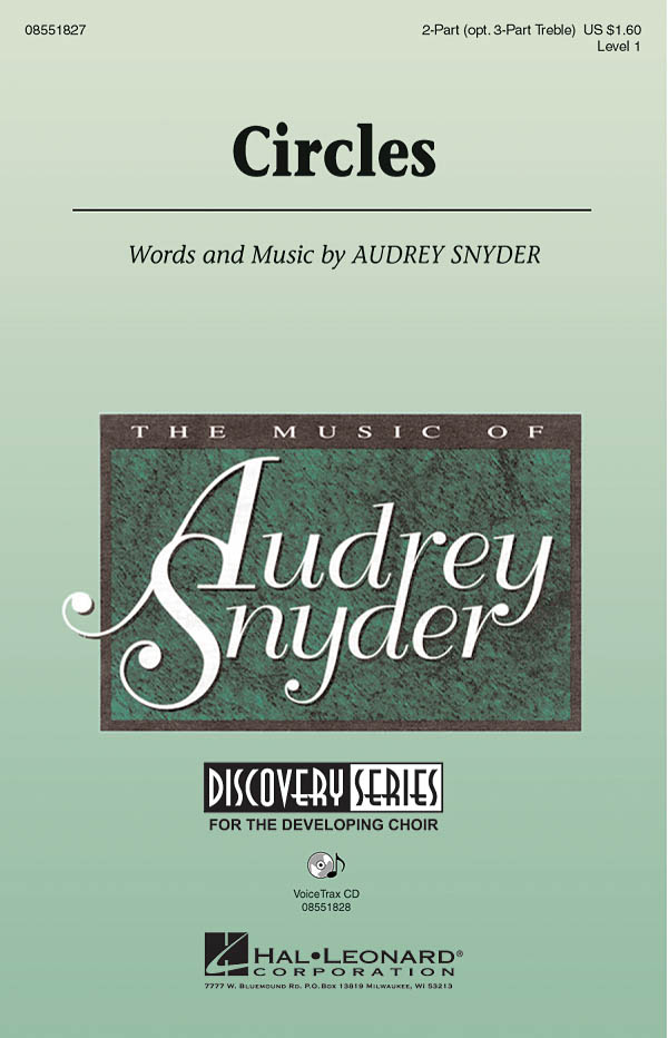 Audrey Snyder: Circles: 2 or 3-Part Choir: Vocal Score