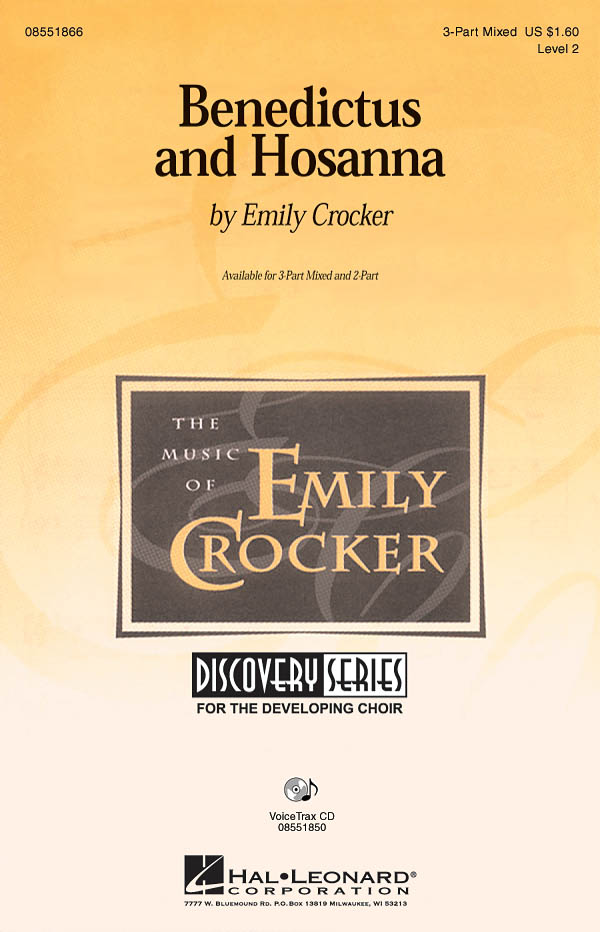 Emily Crocker: Benedictus And Hosanna (3-Part): SAB: Vocal Score