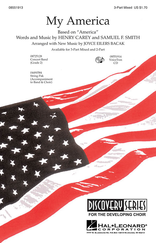 Joyce Eilers: My America: 3-Part Choir: Vocal Score