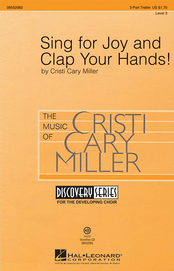 Cristi Cary Miller: Sing for Joy and Clap Your Hands!: SSA: Vocal Score