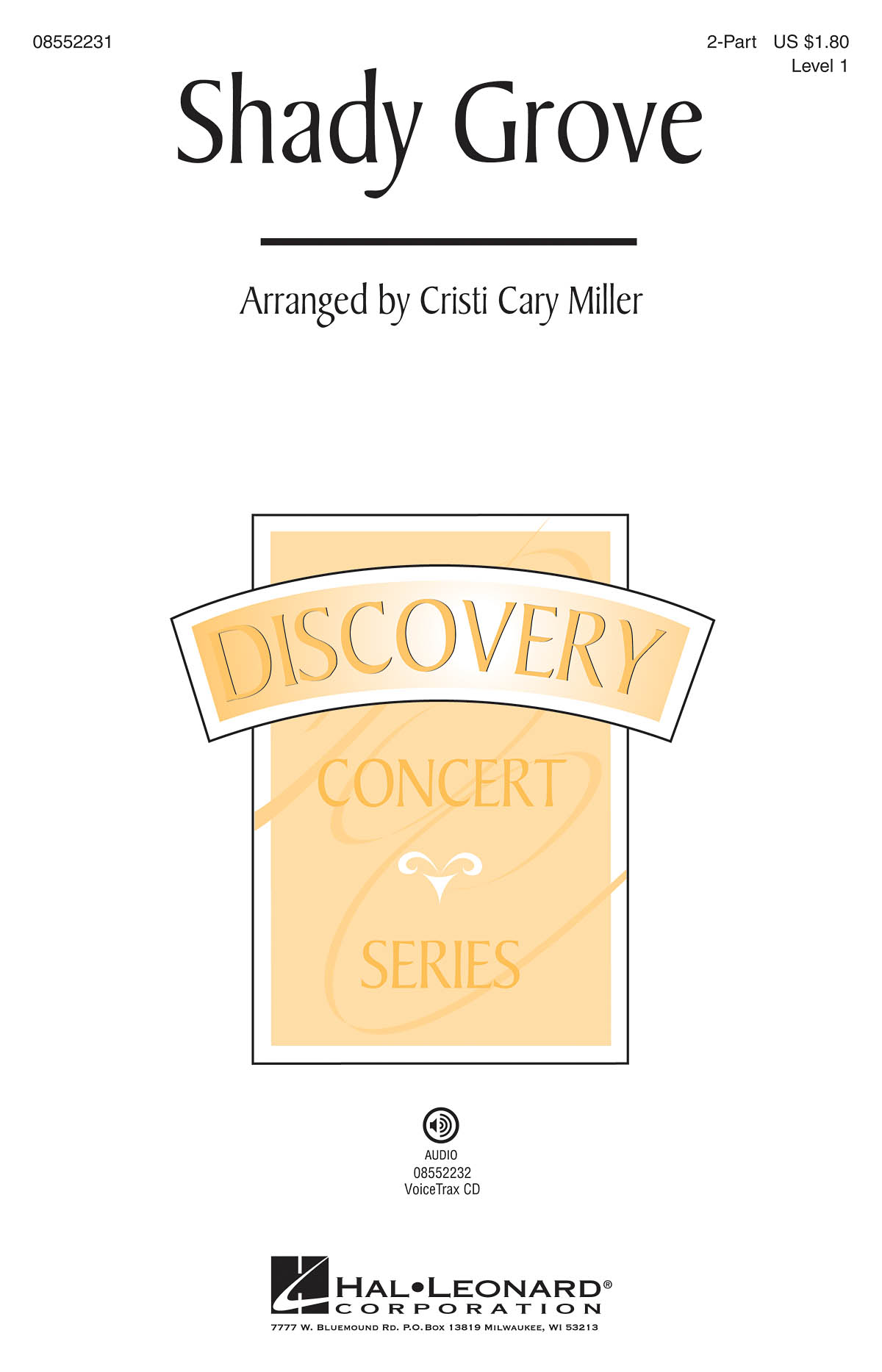 Shady Grove: 2-Part Choir: Vocal Score