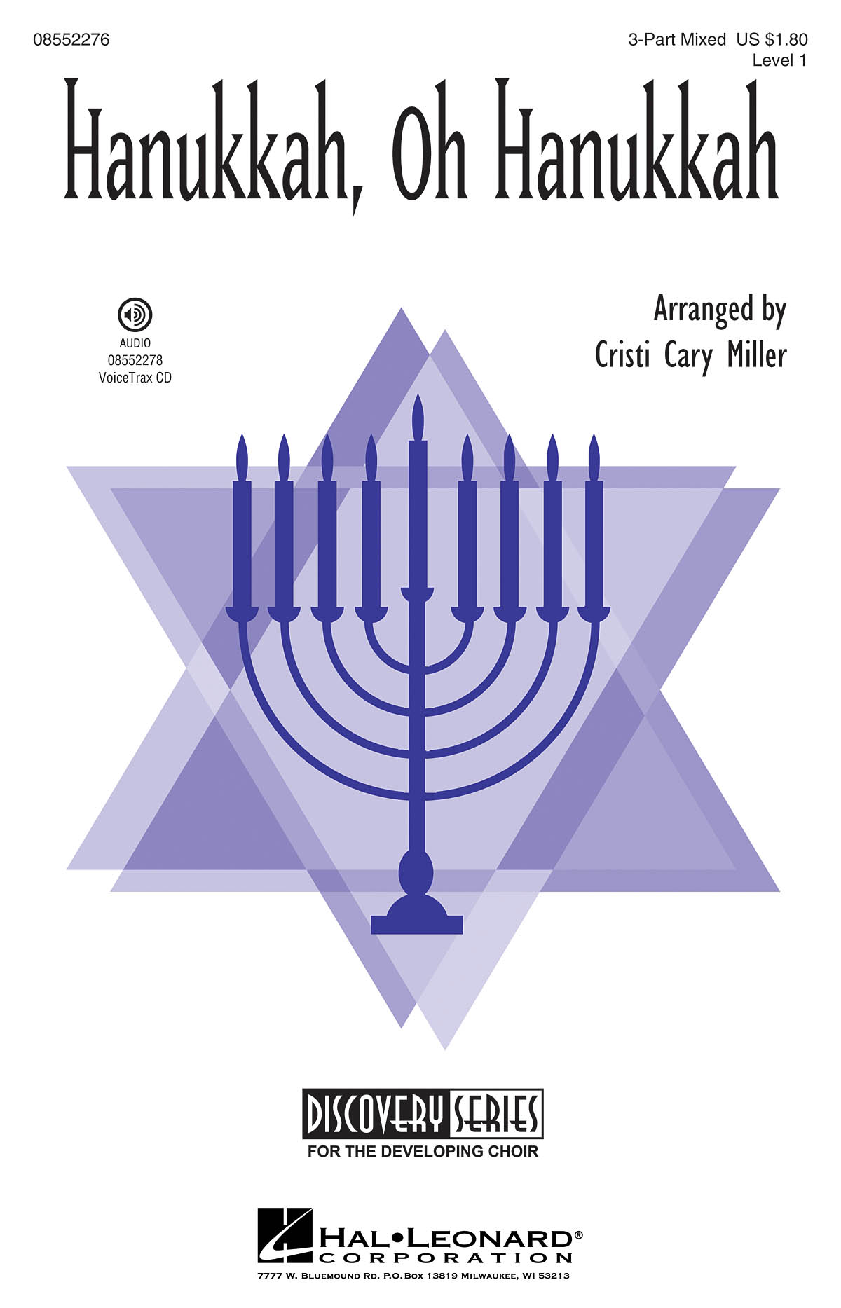 Hanukkah  Oh Hanukkah: 3-Part Choir: Vocal Score