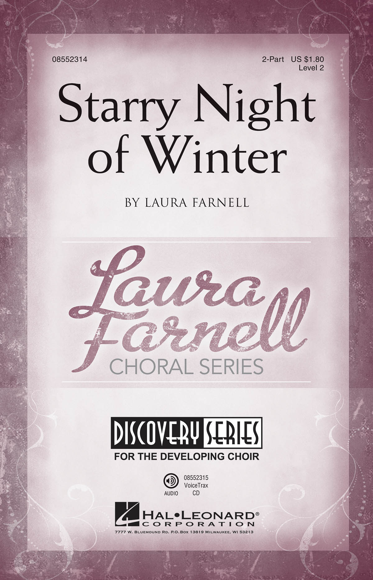 Laura Farnell: Starry Night of Winter: 2-Part Choir: Vocal Score