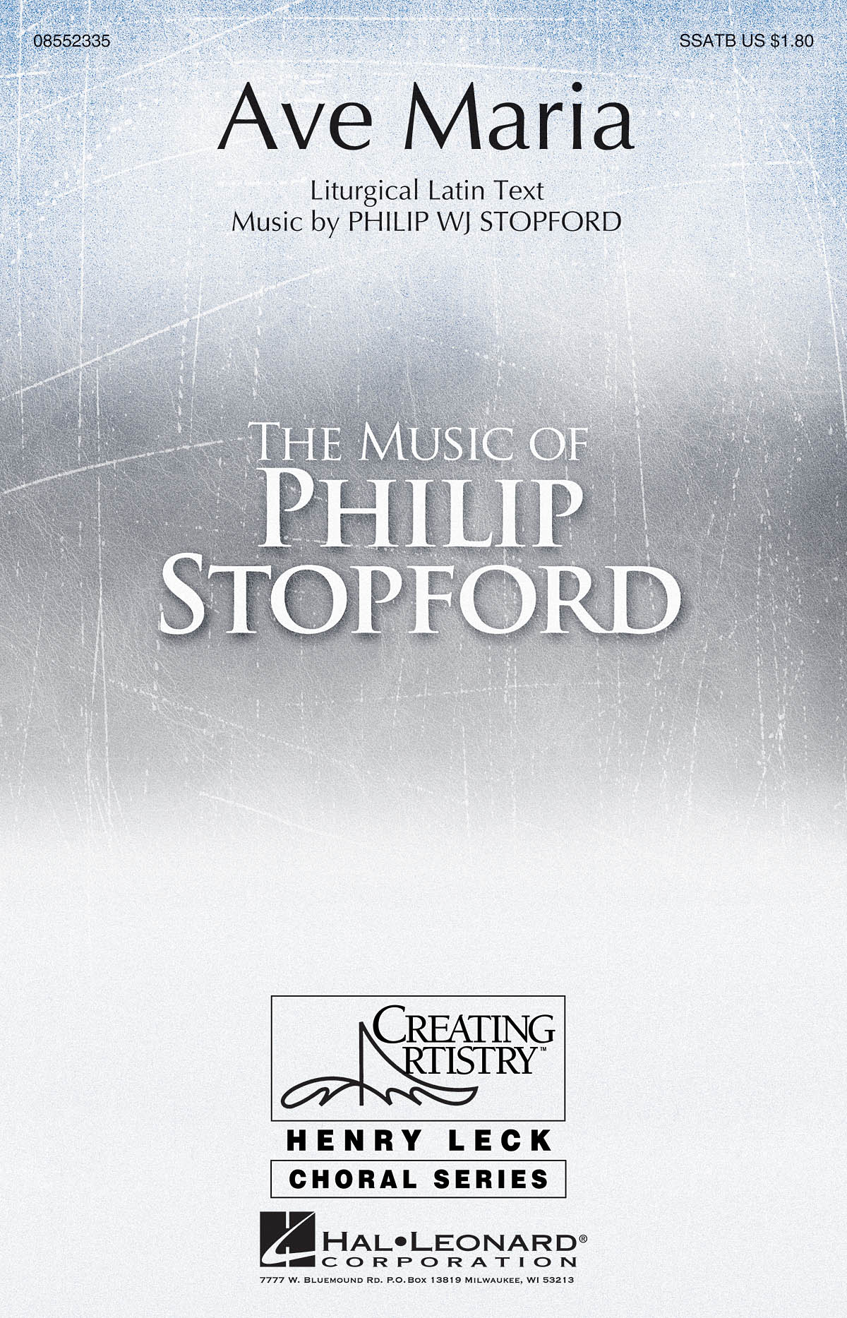 Philip W. J. Stopford: Ave Maria: SATB: Vocal Score