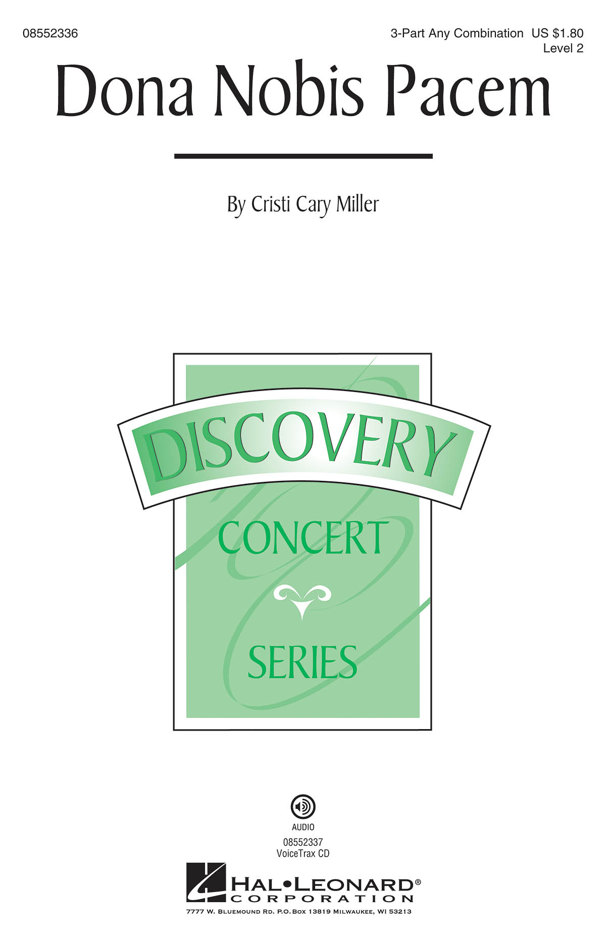 Cristi Cary Miller: Dona Nobis Pacem: 3-Part Choir: Vocal Score