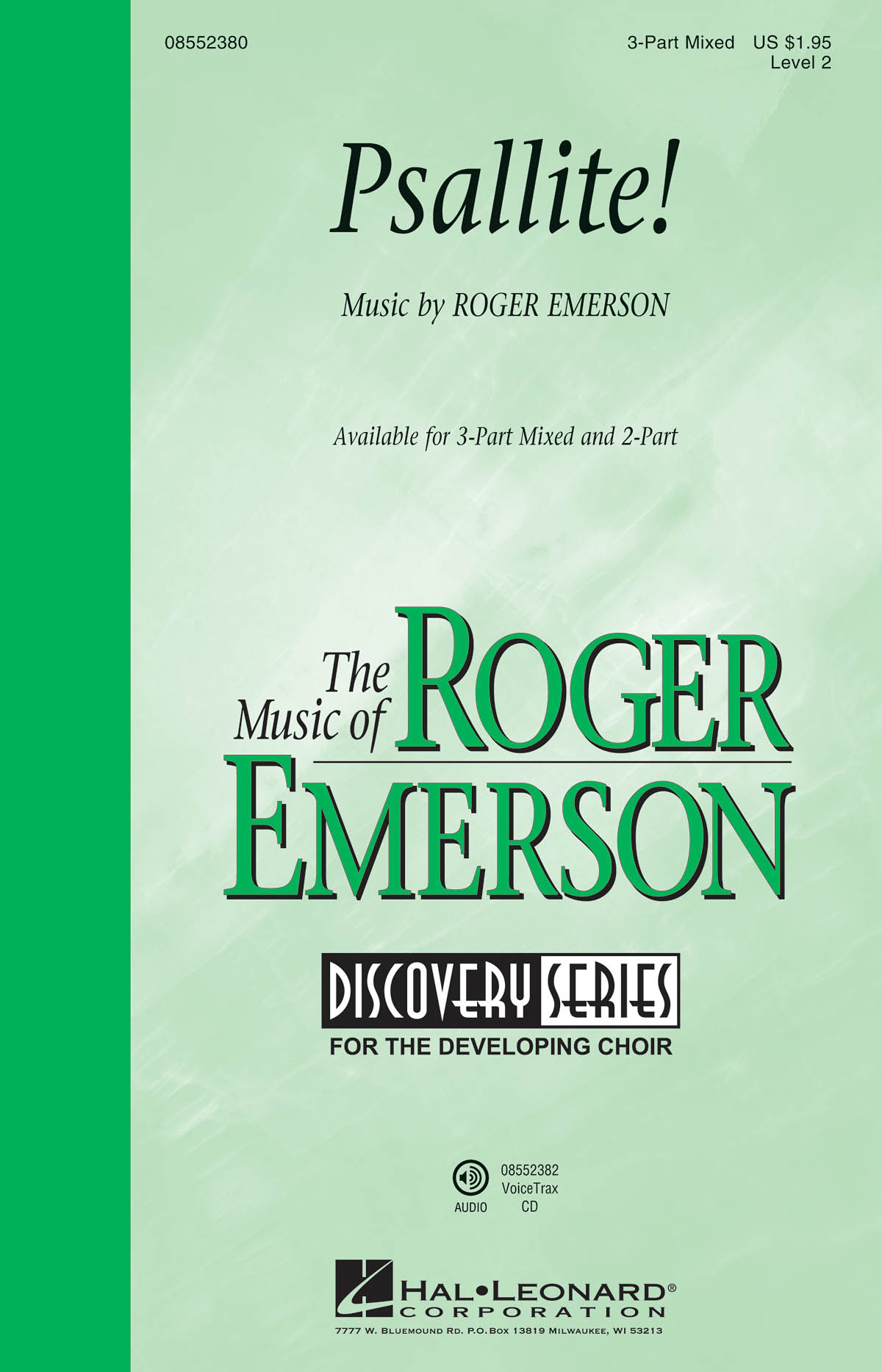 Roger Emerson: Psallite!: 3-Part Choir: Vocal Score