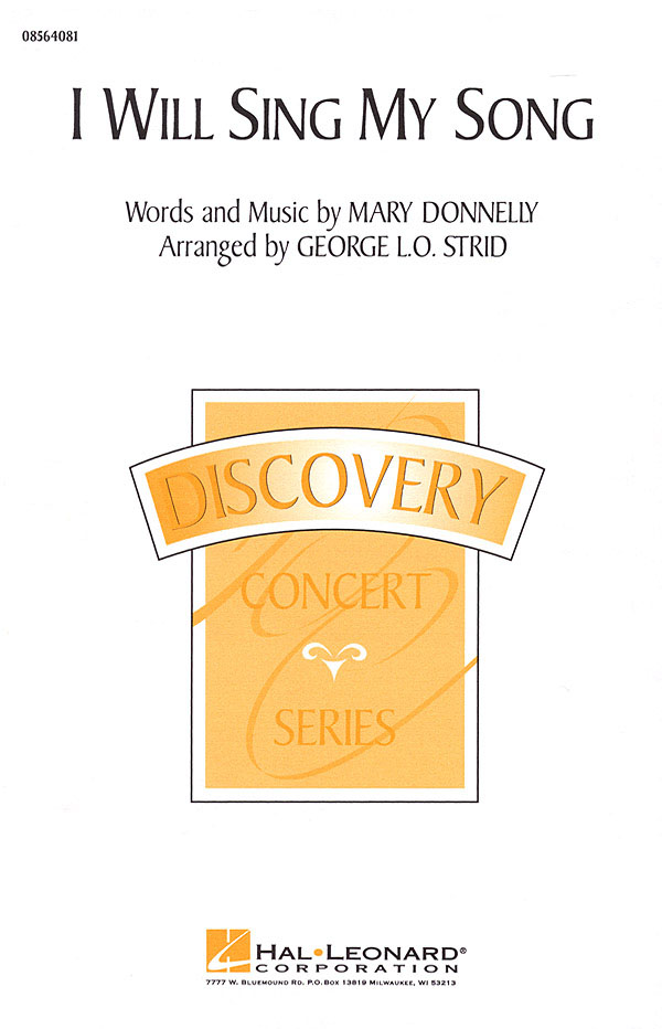 Mary Donnelly: I Will Sing My Song: 2-Part Choir: Vocal Score