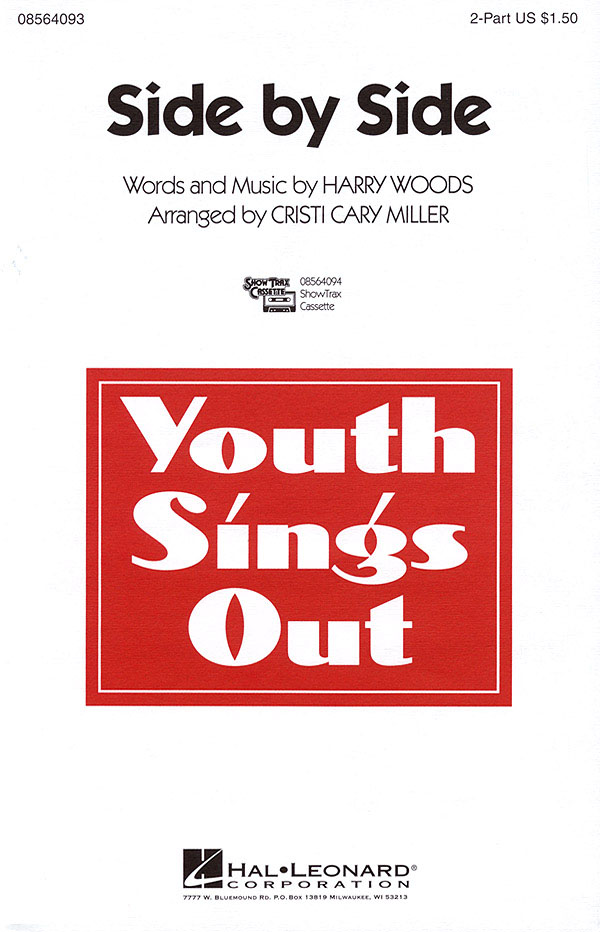 Harry Woods: Side by Side: 2-Part Choir: Vocal Score