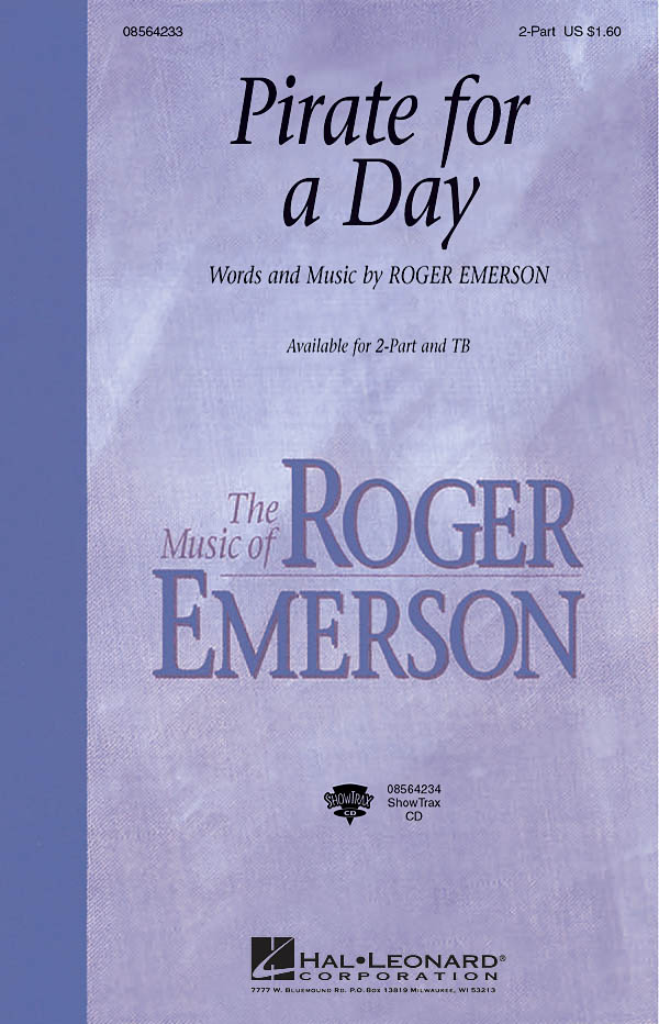 Roger Emerson: Pirate for a Day: 2-Part Choir: Vocal Score