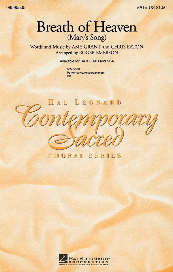 Amy Grant Chris Eaton: Breath of Heaven (Mary's Song): SATB: Vocal Score