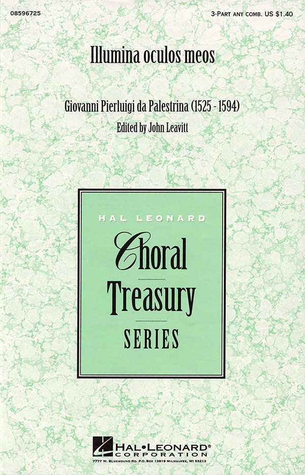 Giovanni Pierluigi da Palestrina: Illumina oculos meos: 3-Part Choir: Vocal