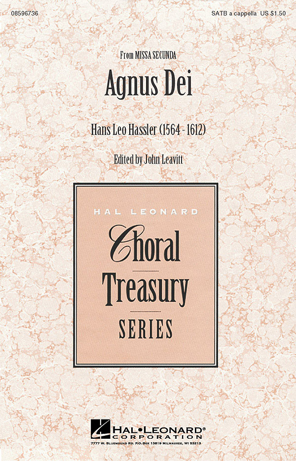Hans Leo Hassler: Agnus Dei (from Missa Secunda): SATB: Vocal Score