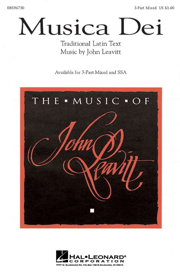 John Leavitt: Musica Dei: 3-Part Choir: Vocal Score