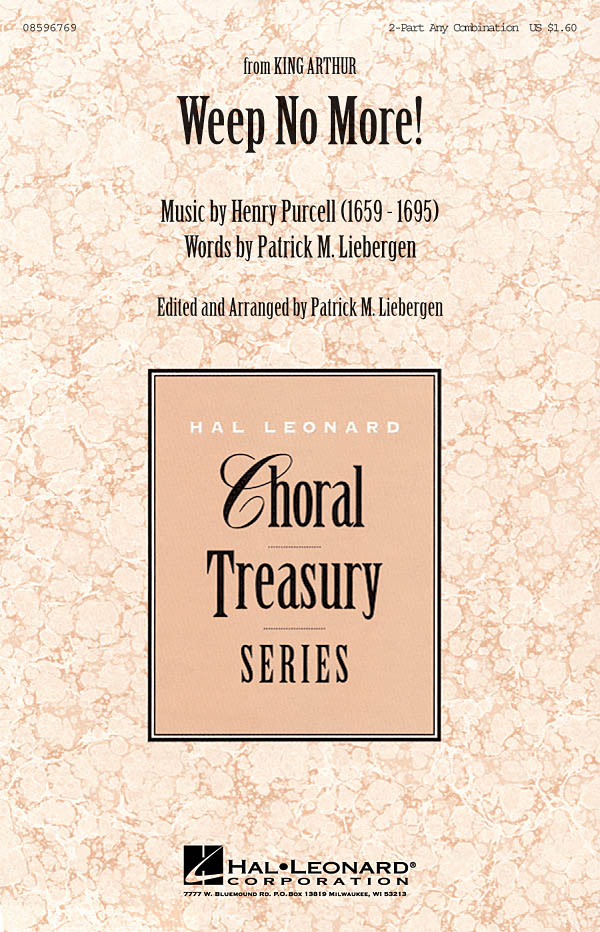 Henry Purcell: Weep No More!: 2-Part Choir: Vocal Score