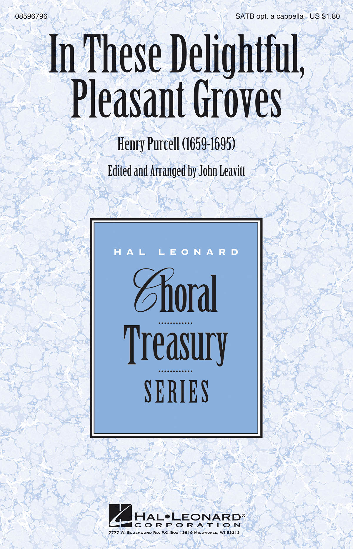 Henry Purcell: In These Delightful  Pleasant Groves: SATB: Vocal Score