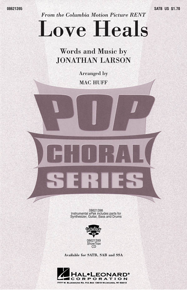 Jonathan Larson: Love Heals: SATB: Vocal Score