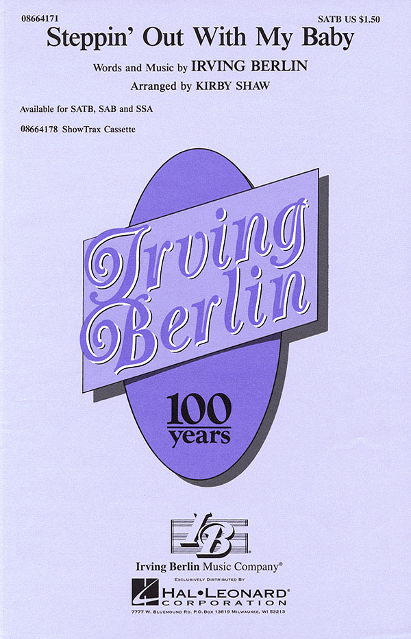 Irving Berlin: Steppin' Out with My Baby: SATB: Vocal Score