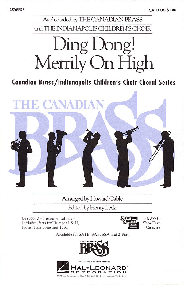 The Canadian Brass: Ding Dong! Merrily on High: SATB: Vocal Score