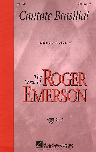 Roger Emerson: Cantate Brasilia (SSA): SSA: Single Sheet