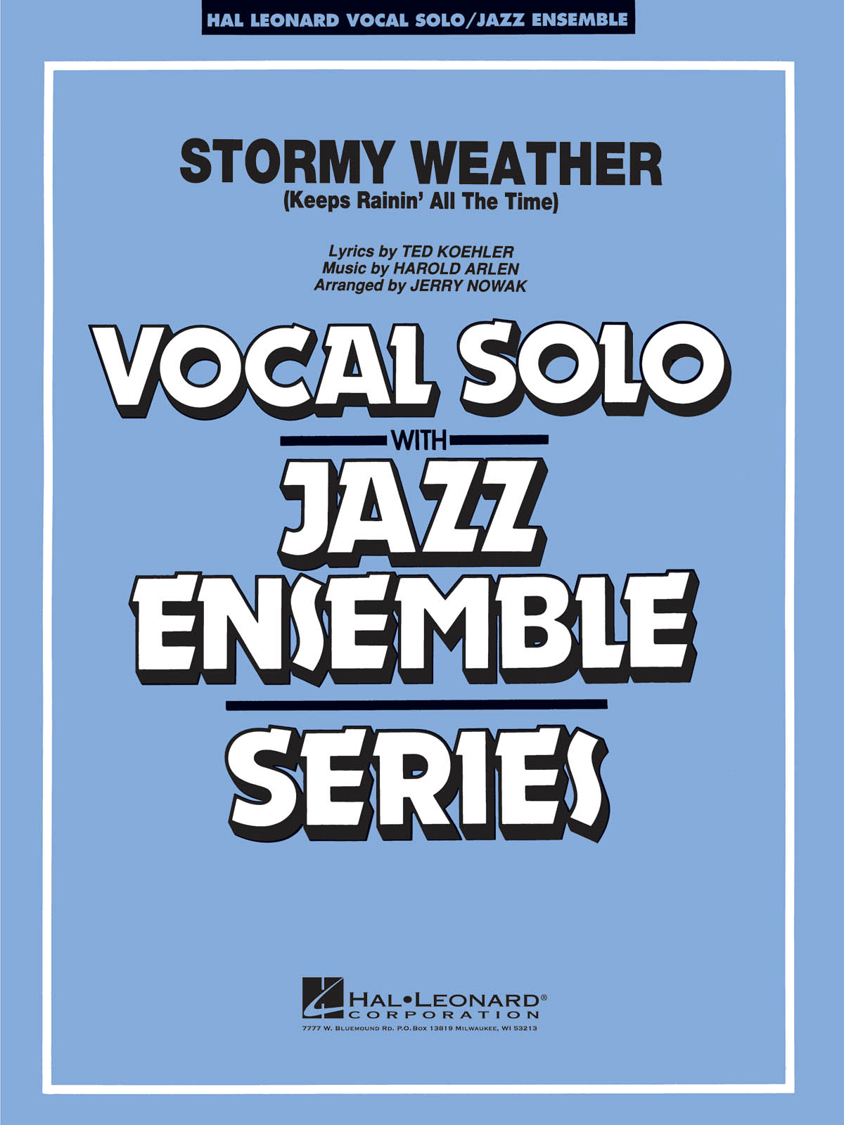 Harold Arlen Ted Koehler: Stormy Weather: Jazz Ensemble: Score & Parts