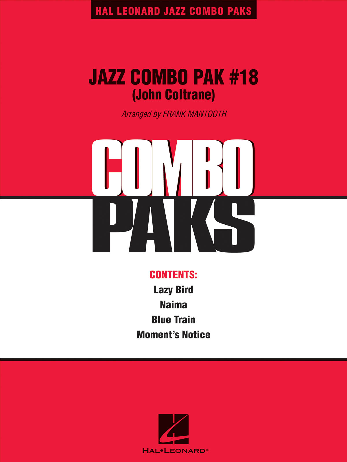 John Coltrane: Jazz Combo Pak #18 (John Coltrane): Jazz Ensemble: Score