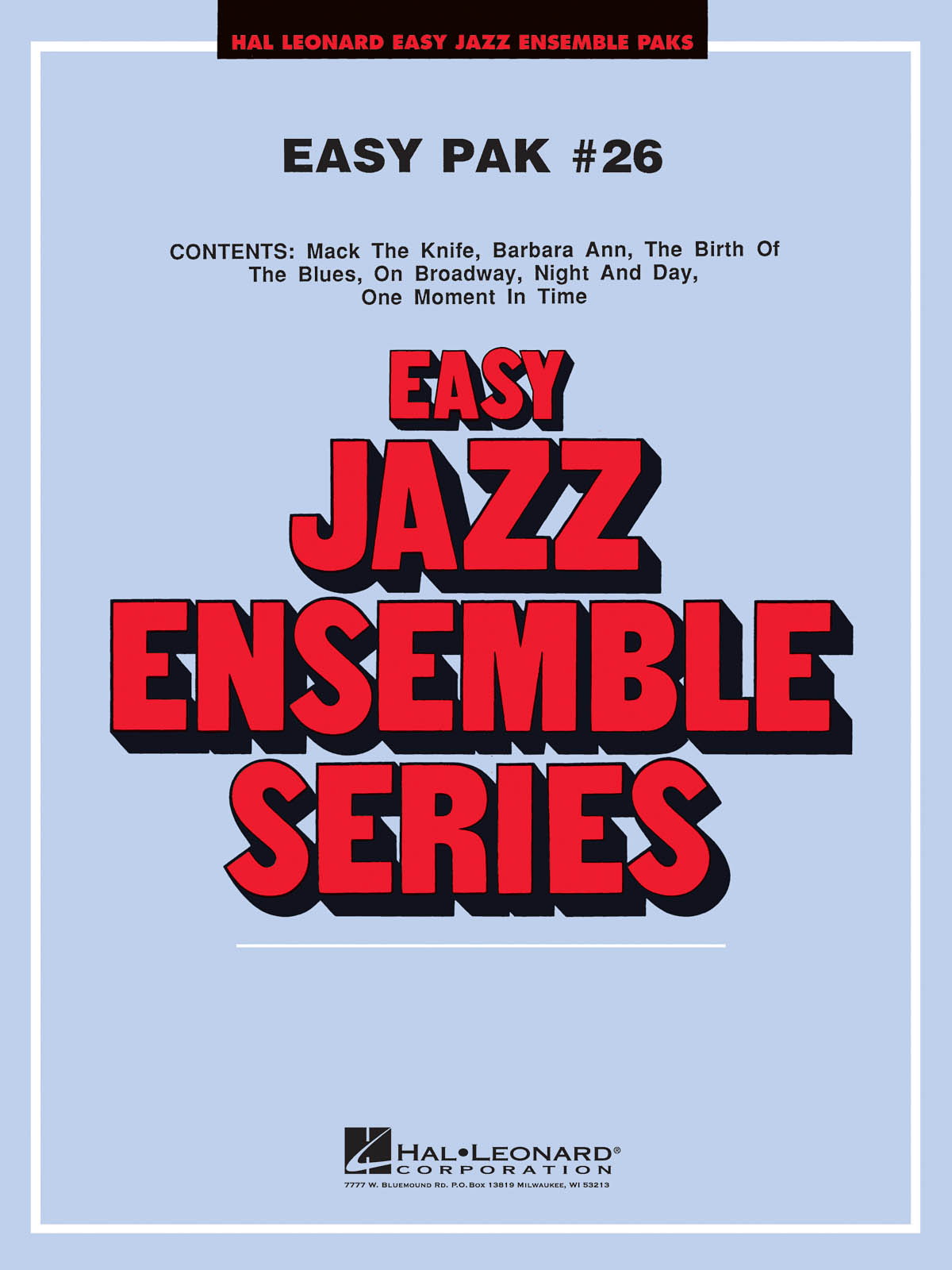 Easy Jazz Ensemble Pak 26: Jazz Ensemble: Score and Parts