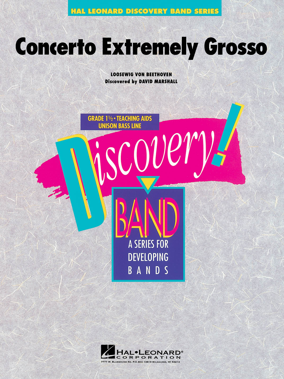 David Marshall: Concerto Extremely Grosso: Concert Band: Score & Parts