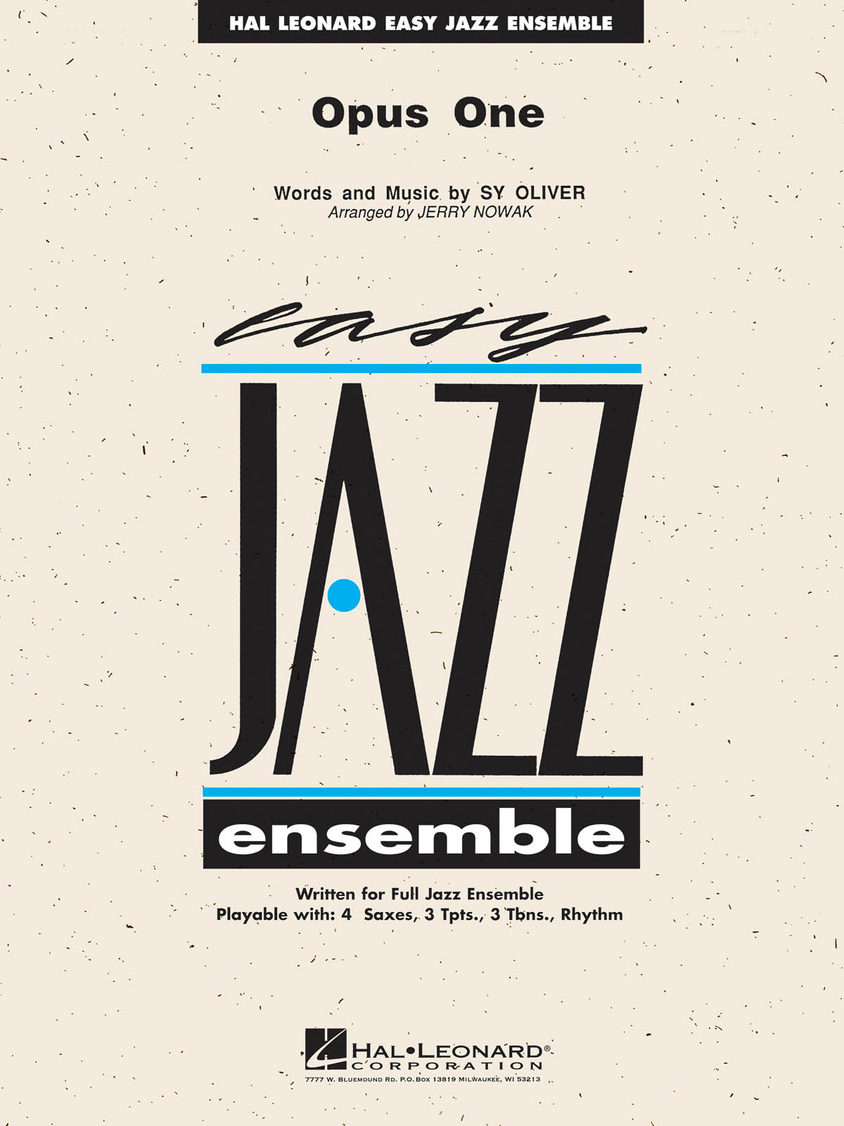 Opus One: Jazz Ensemble: Score