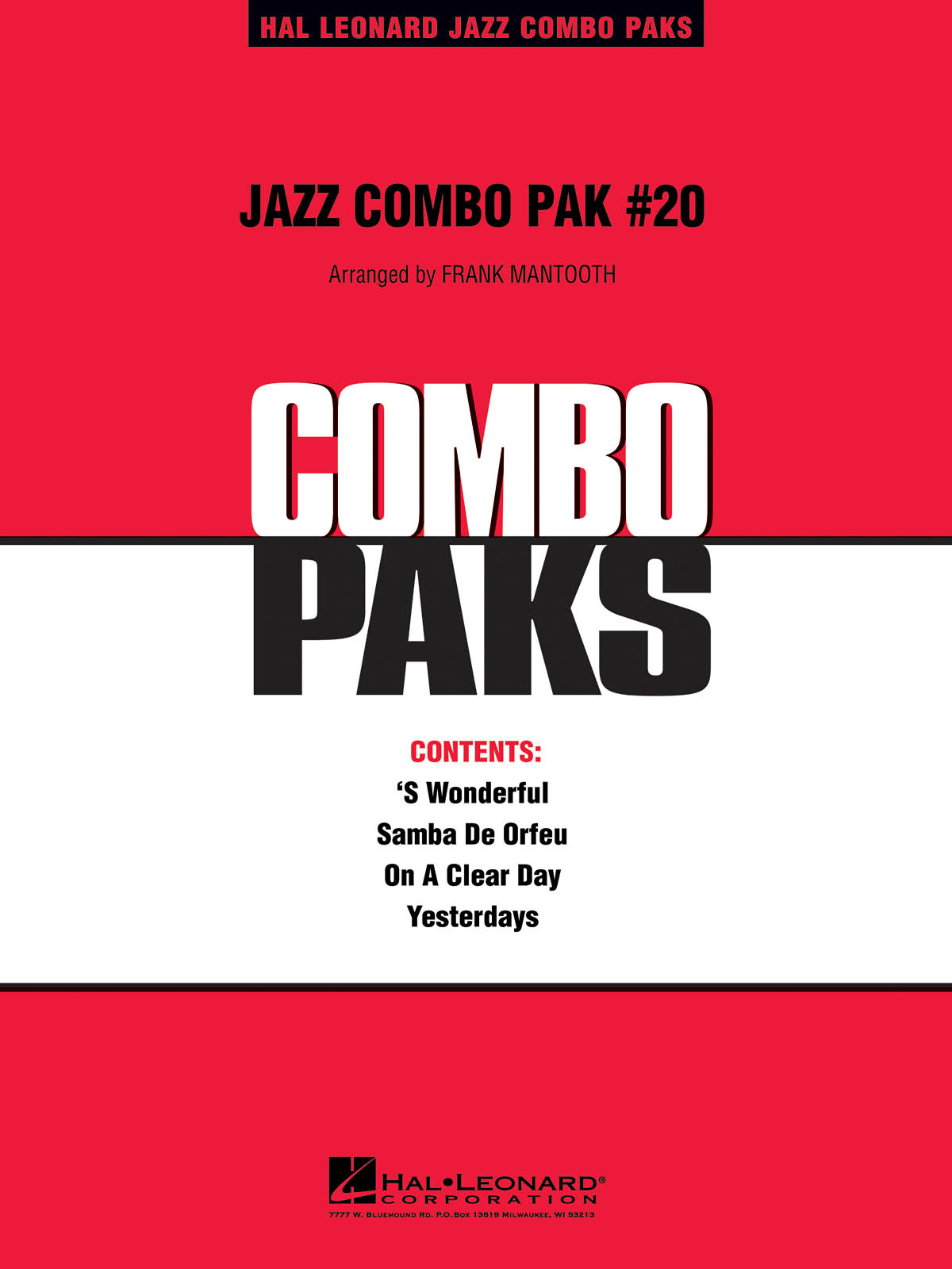 Jazz Combo Pak #20: Jazz Ensemble: Score