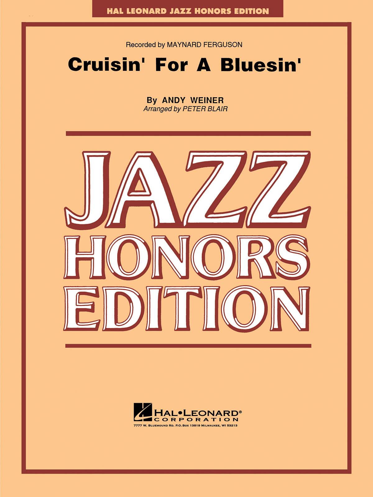 Andy Weiner: Cruisin For A Bluesin': Jazz Ensemble: Score & Parts
