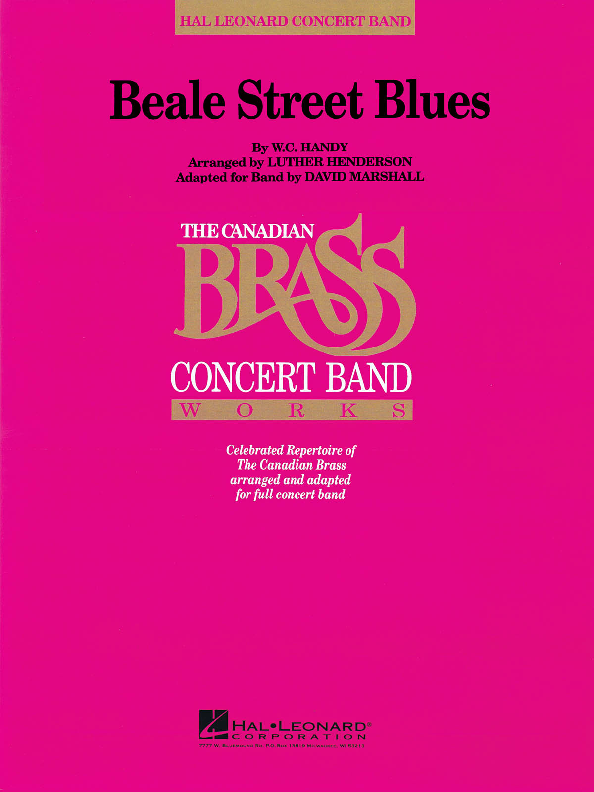 W.C. Handy: Beale Street Blues: Concert Band: Score & Parts