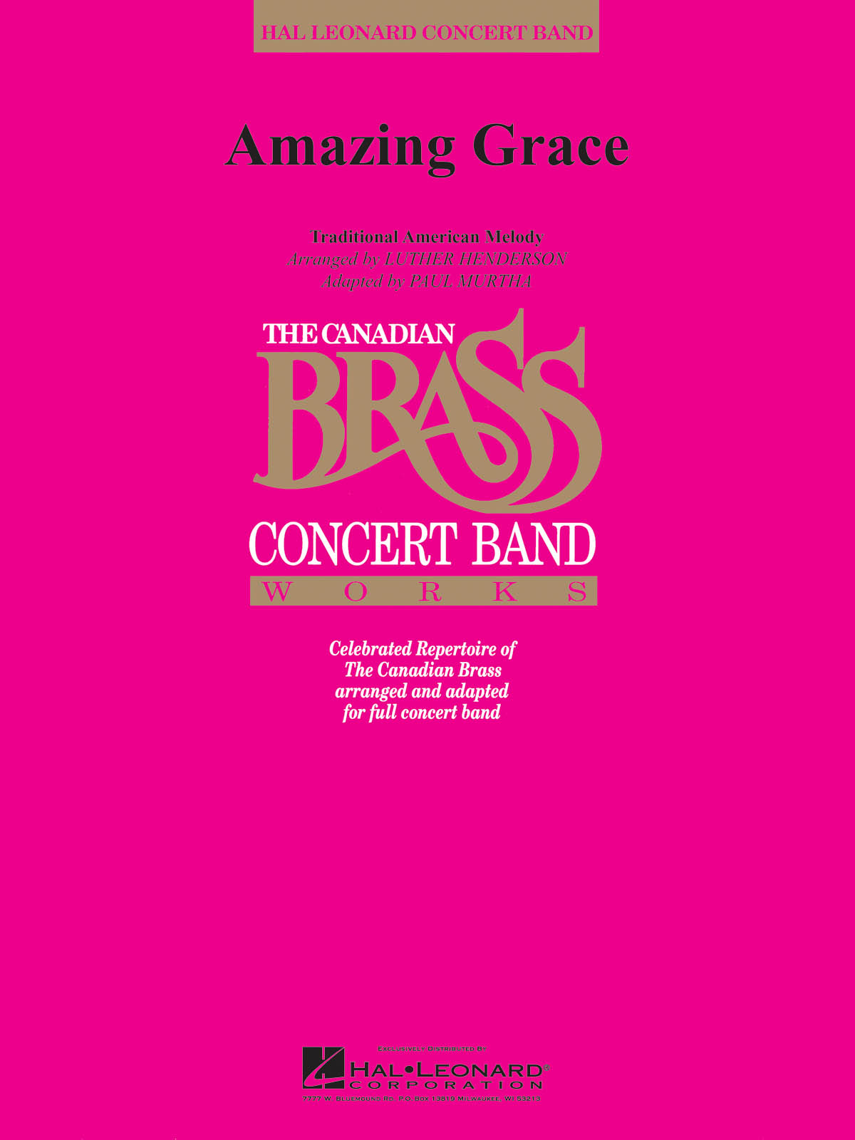 Amazing Grace: Concert Band: Score & Parts