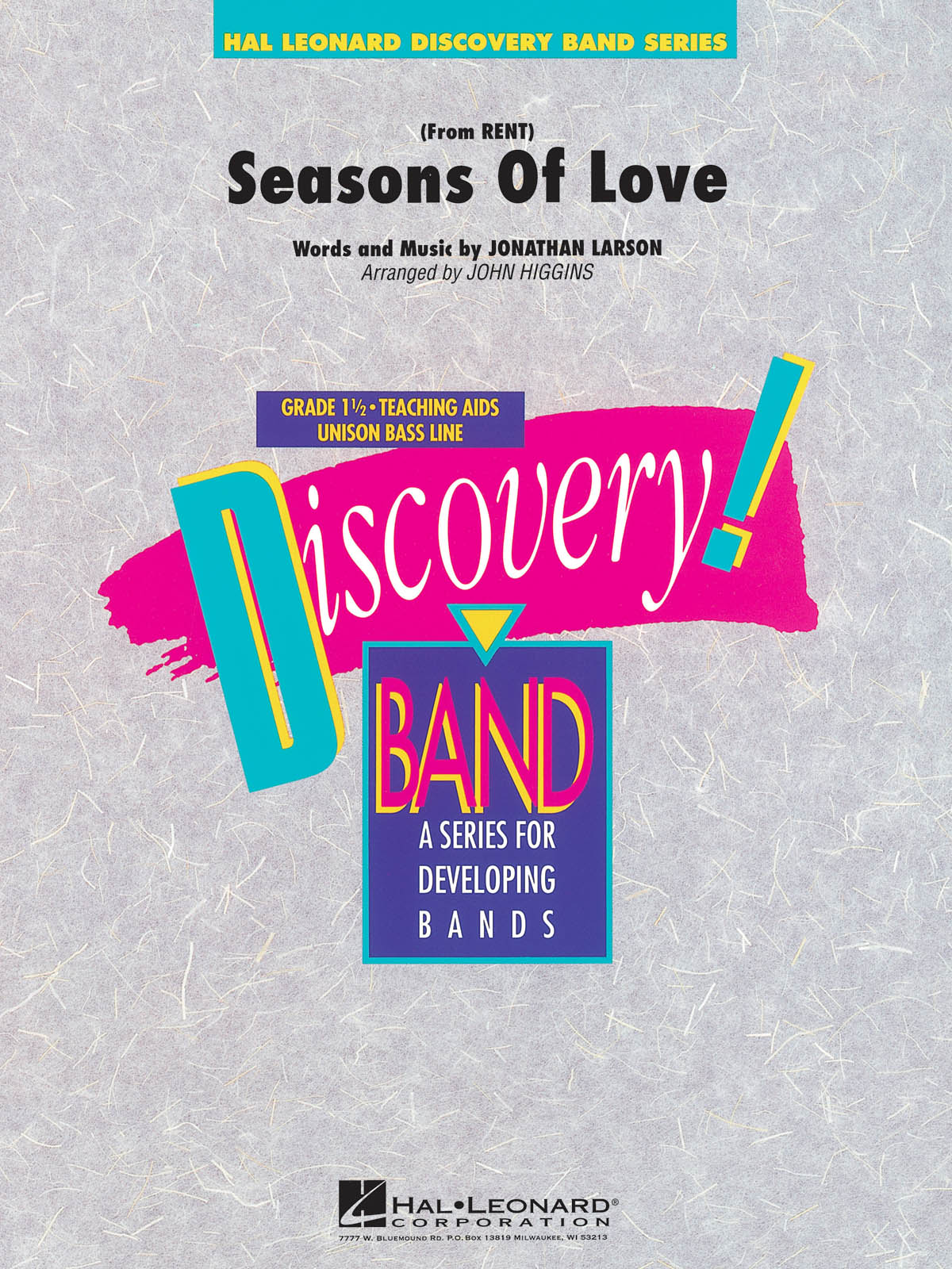 Jonathan Larson: Seasons of Love (from Rent): Concert Band: Score & Parts