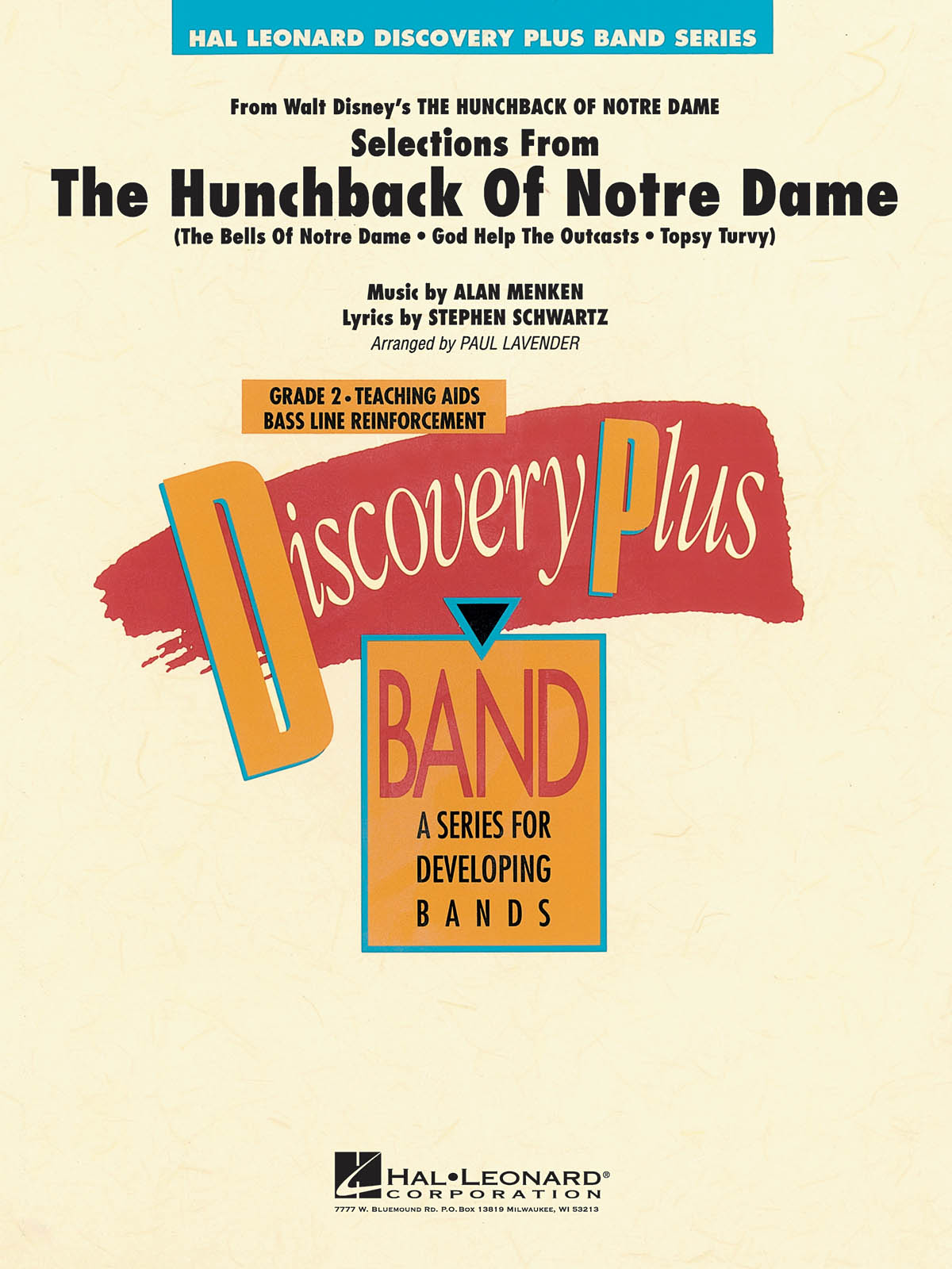 Selections from The Hunchback of Notre Dame: Concert Band: Score