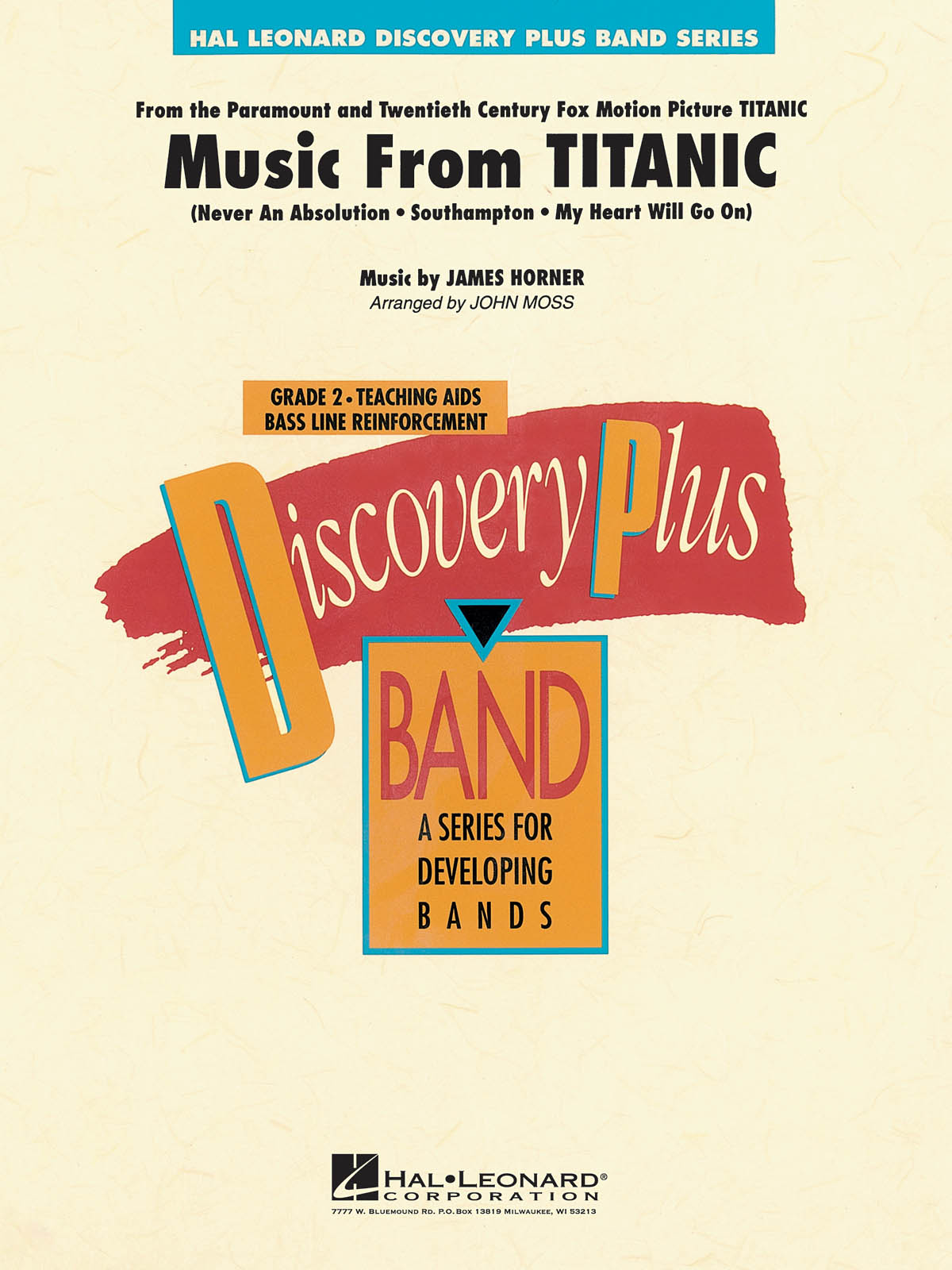 James Horner: Music from Titanic: Concert Band: Score & Parts