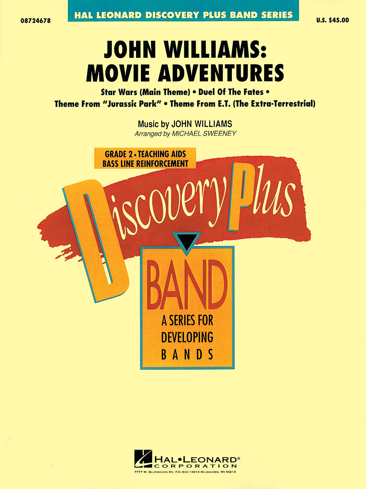 John Williams: John Williams: Movie Adventures: Concert Band: Score & Parts