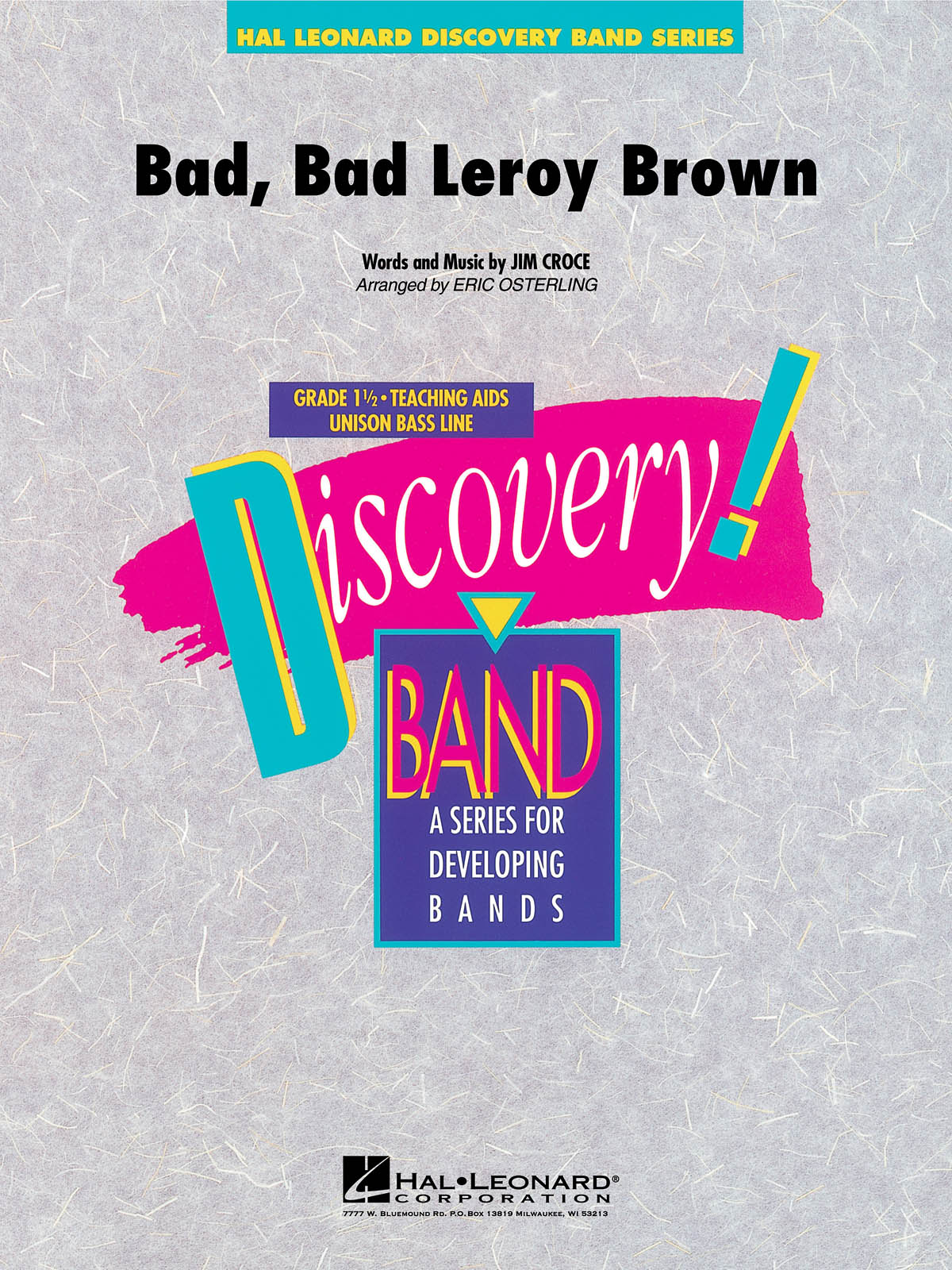 Jim Croce: Bad  Bad Leroy Brown: Concert Band: Score and Parts