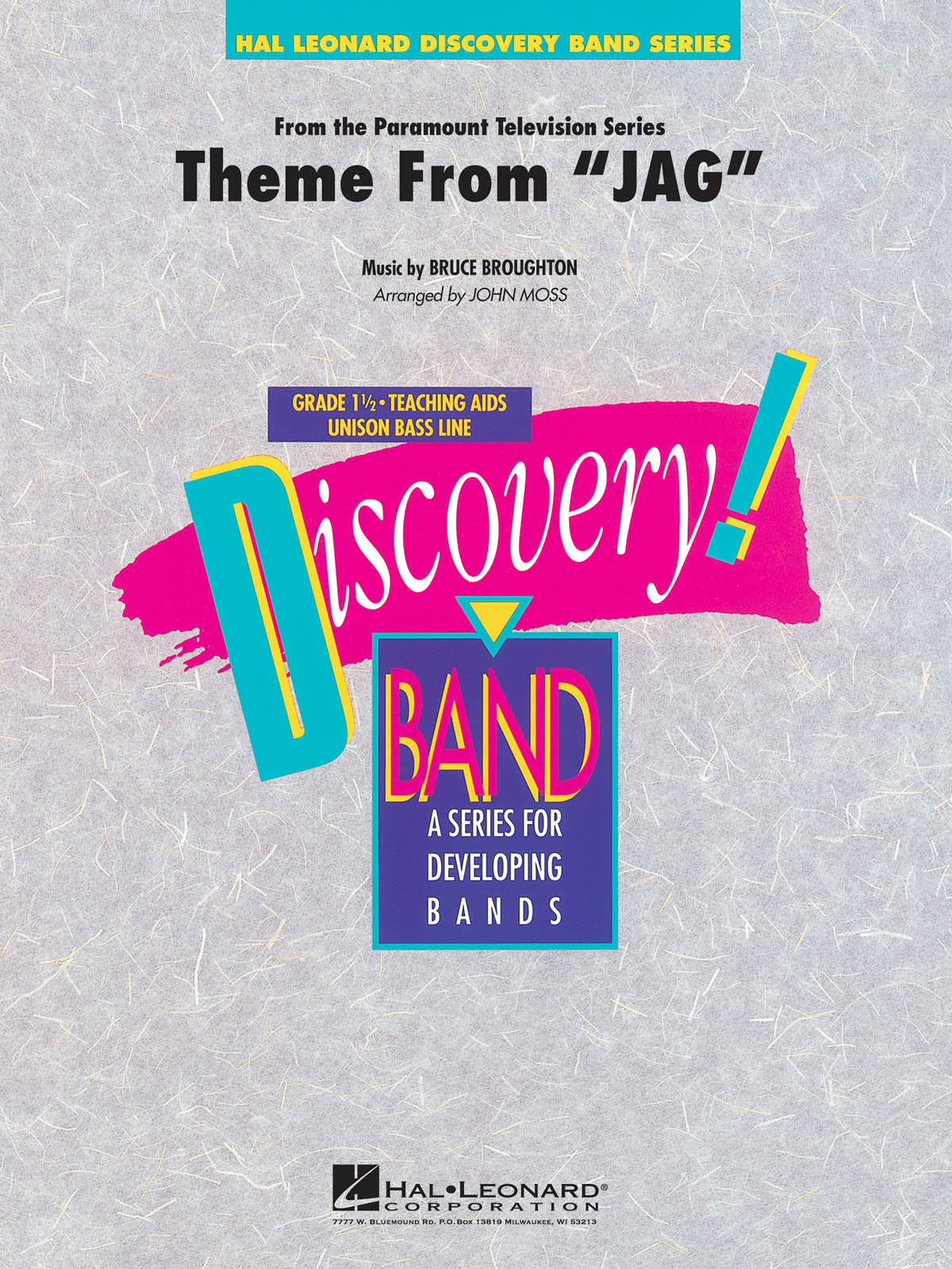 Bruce Broughton: Theme from Jag: Concert Band: Score & Parts