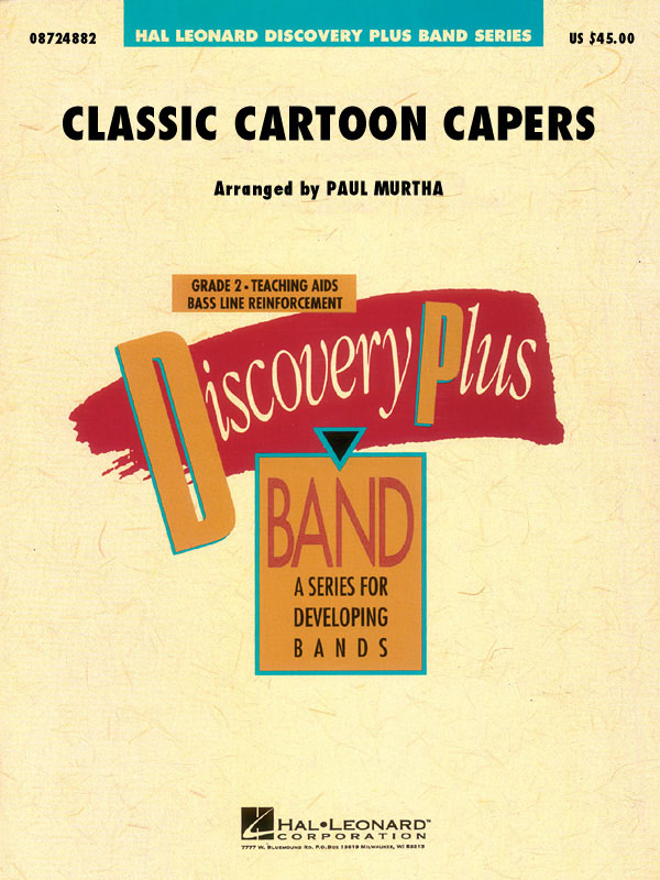 Classic Cartoon Capers: Concert Band: Score & Parts