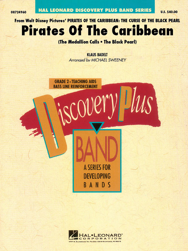 Klaus Badelt: Pirates of the Caribbean (Sweeney): Concert Band: Score