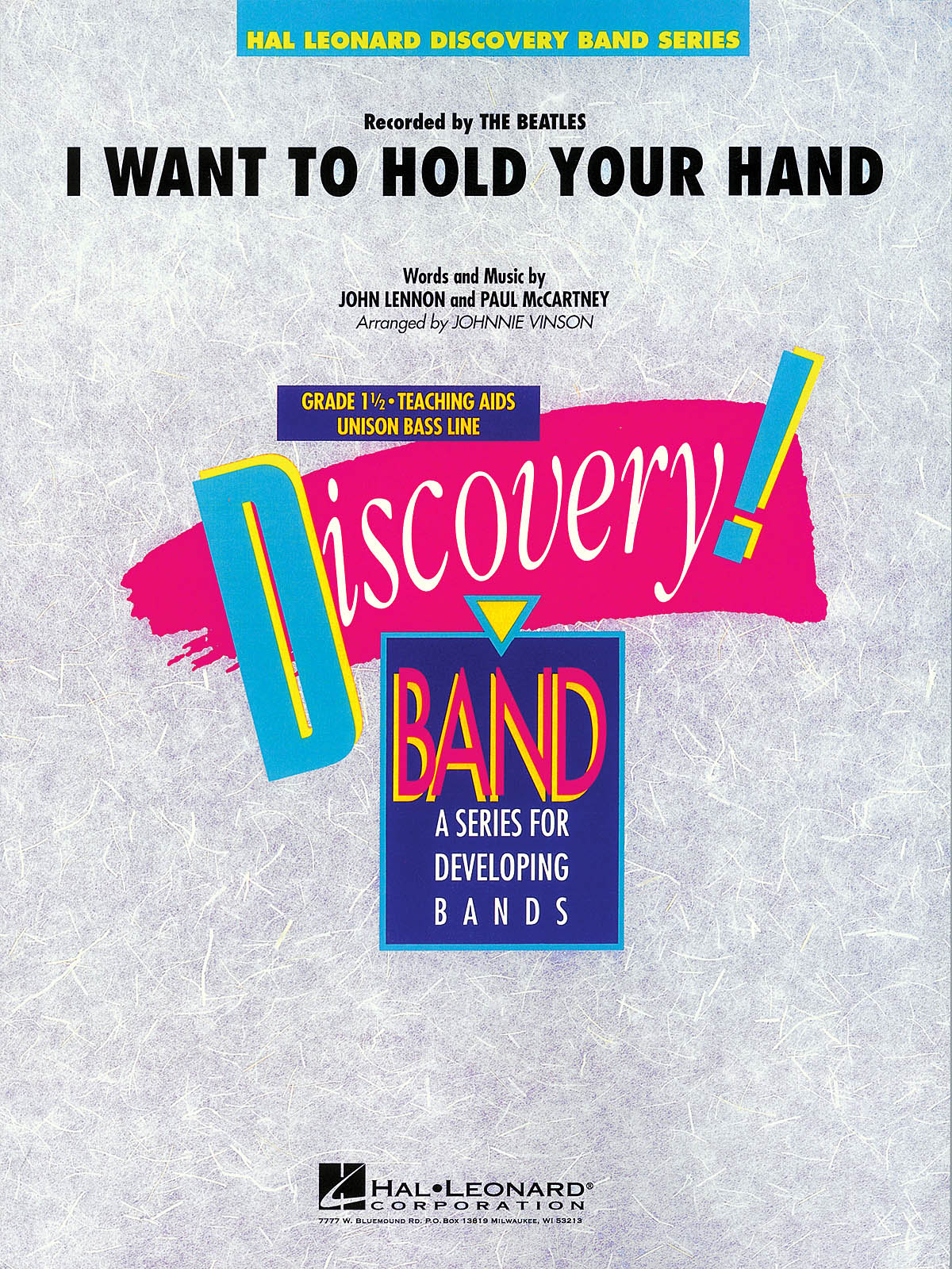 John Lennon Paul McCartney: I Want to Hold Your Hand: Concert Band: Score &