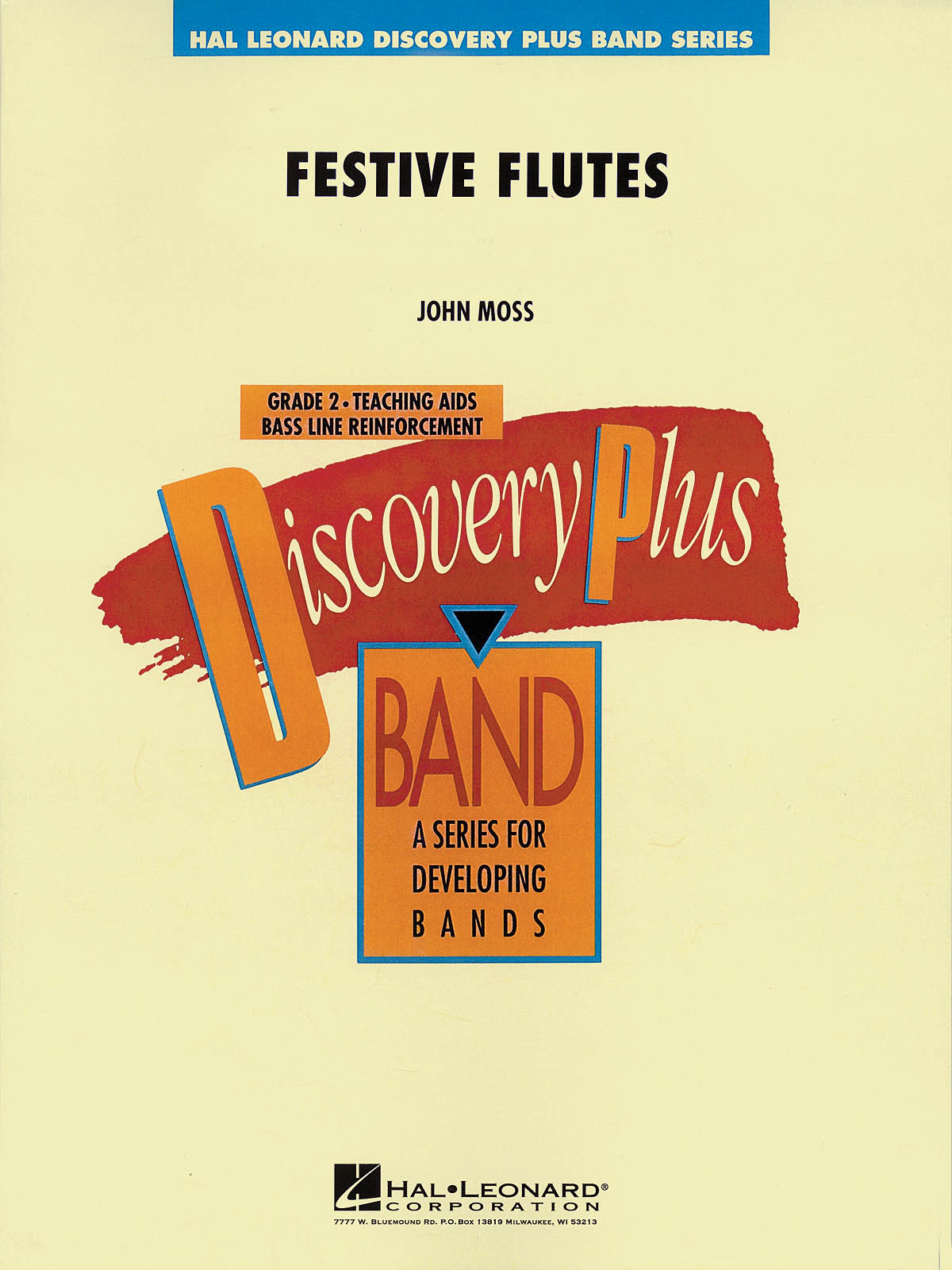John Moss: Festive Flutes: Concert Band: Score & Parts